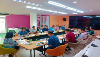 การประชุม "ผู้จัดการทีม ผู้ฝึกสอน (จับฉลากแบ่งสาย) การแข่งขันกีฬาฟุตบอลอาวุโส อบจ.แม่ฮ่องสอนคัพ ครั้งที่ 3 ประจำปี 2566