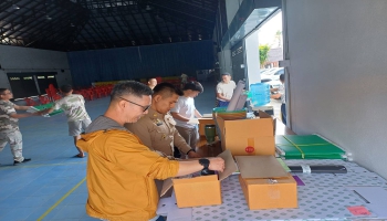 การส่งมอบวัสดุอุปกรณ์เกี่ยวกับการเลือกตั้งสมาชิกองค์การบริหารส่วนจังหวัดและนายกองค์การบริหารส่วนจังหวัดแม่ฮ่องสอน ให้คณะอนุกรรมการประจำอำเภอปาย