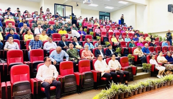 การประชุม "โครงการเสริมสร้างความมั่นคงของชาติ รายการชุมชนสัมพันธ์ (ขุนด่าน)"  ณ ห้องประชุมทุ่งกองมู มหาวิทยาลัยราชภัฏเชียงใหม่ วิทยาเขตแม่ฮ่องสอน