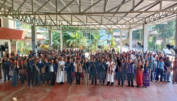 โครงการส่งเสริมการรวมกลุ่มและเสริมสร้างความเข้มแข็งให้แก่สมาคมชมรมผู้สูงอายุ กิจกรรมที่ 1 อบรมกลุ่มผู้สูงอายุเครือข่ายคาทอลิก ภายใต้หัวข้อเรื่อง “เสริมคุณค่า เพื่อฟื้นฟูกลุ่มผู้สูงอายุ ด้วยความรัก ด้วยเมตตา พาสุขใจ”