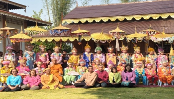 กิจกรรมบรรพชา - อุปสมบทภาคฤดูร้อน (ประเพณีปอยส่างลอง) วัดต่อแพ ต.แม่เงา อ.ขุนยวม จ.แม่ฮ่องสอน