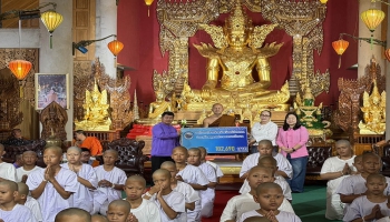 กิจกรรมบรรพชา-อุปสมบทภาคฤดูร้อน วัดภูสมณาราม จังหวัดแม่ฮ่องสอน