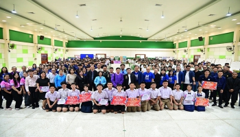 องค์การบริหารส่วนจังหวัดแม่ฮ่องสอน ร่วมกับสำนักงานคุมประพฤติจังหวัดแม่ฮ่องสอน และอาสาสมัครคุมประพฤติจังหวัดแม่ฮ่องสอน จัดโครงการ “เยาวชนวัยใส ห่างไกล ยาเสพติด”